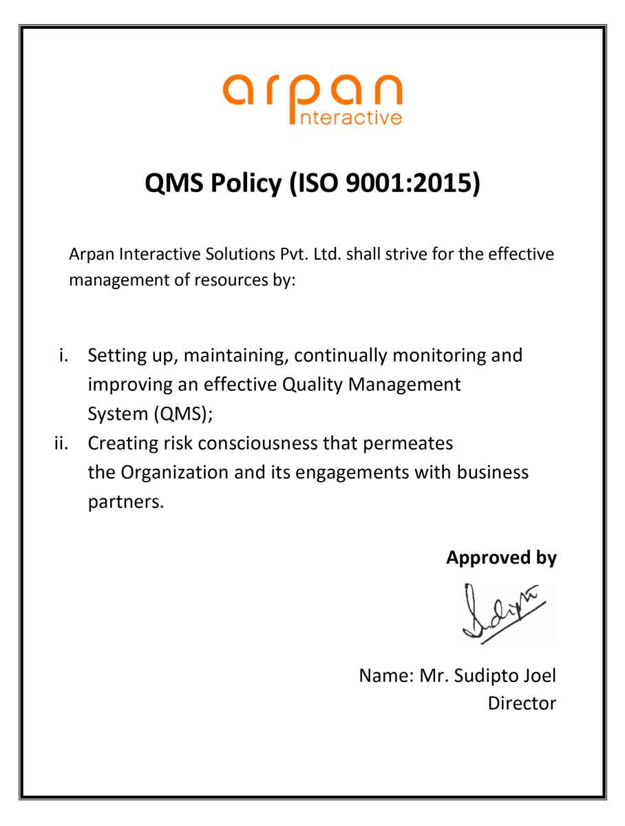 QMS Policy